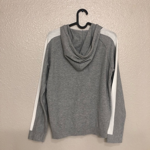 Racing Stripe Full Zip Hooded Sweater size Small - Picture 10 of 11